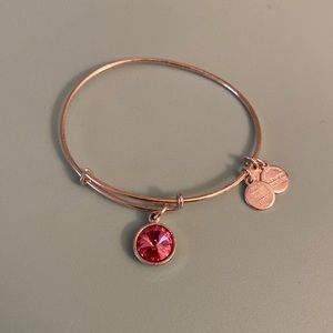 Pink Alex and ani bracelet